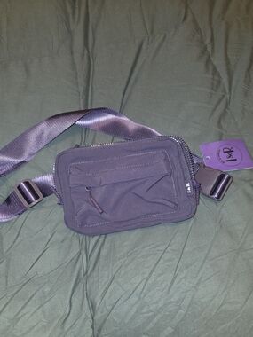 Iris And Rainbow Plum Belt Bag